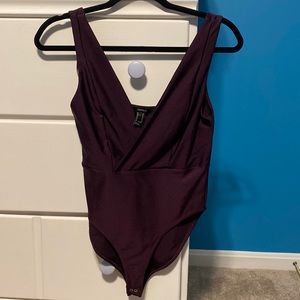 Medium Forever 21 Purple Bodysuit